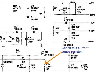 current sense resistor