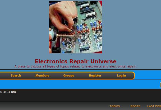 electronic repair forum