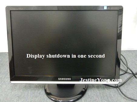 display shutdown 