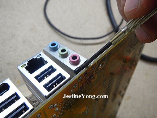 pc audio connector repairings