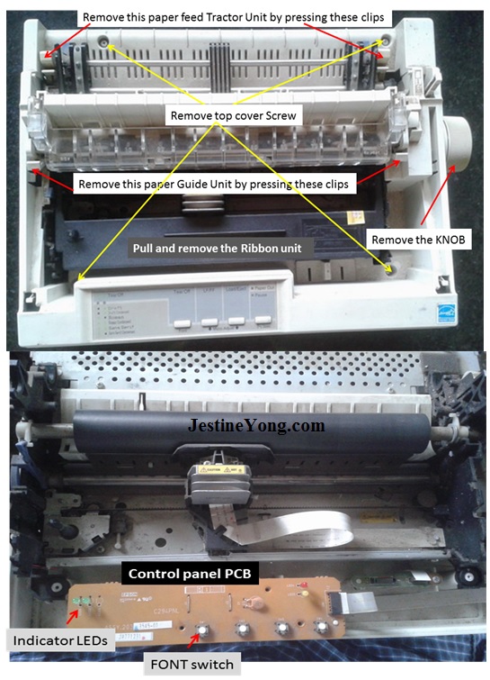 epson lx300 printer repair3
