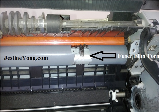 hp 1012 fuser film repair