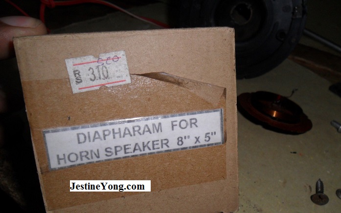 speaker diaphragm repairing