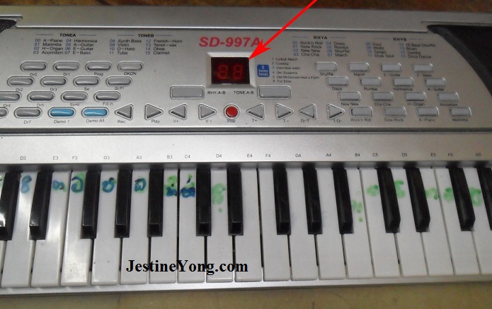 no power in music keyboard