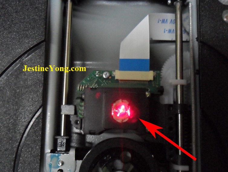 dvd laser beam