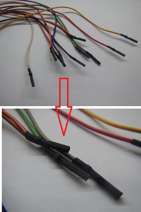 wire connector with heatshrink